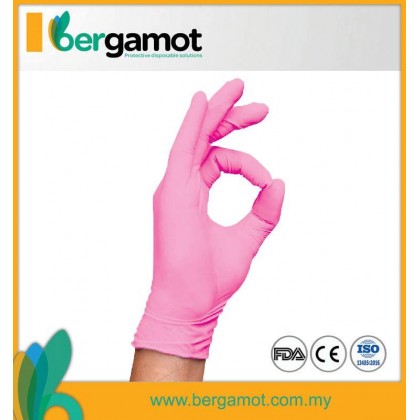 X2238PK Pink Nitrile Powder Free Examination Gloves 100pcs X2238PK Pink Nitrile Powder Free Examination Gloves 100pcs