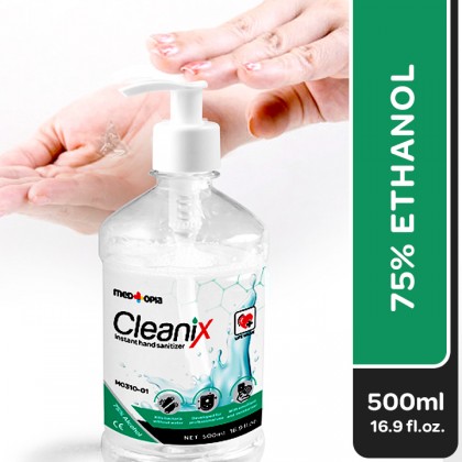 M0310-01 Cleanix Instant Hand Sanitizer 500ml Liquid Gel 75% Ethanol Kills 99.9% Germs KKM approved M0310-01 Cleanix Instant Hand Sanitizer 500ml Liquid Gel 75% Ethanol Kills 99.9% Germs KKM approved