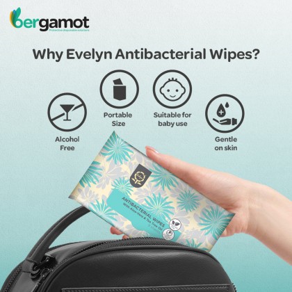 ABW-E08 Evelyn Anti-bacterial Wipes 8pcs Handy Pack