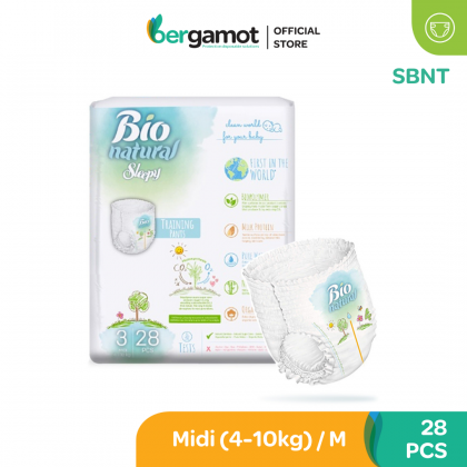 SBNT Sleepy BIO Natural Baby Training Pants Diaper (Pull Up) - Midi28 | Maxi24 | Junior 20 | XL16 SBNT Sleepy BIO Natural Baby Training Pants Diaper (Pull Up) - Midi28 | Maxi24 | Junior 20 | XL16