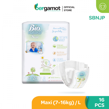SBNJP Sleepy BIO Natural Baby Tape Diaper - New Born | Mini | Midi | Maxi | Junior | XL+