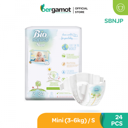 SBNJP Sleepy BIO Natural Baby Tape Diaper - New Born | Mini | Midi | Maxi | Junior | XL+
