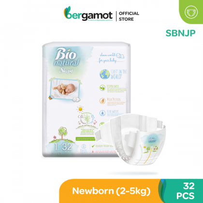SBNJP Sleepy BIO Natural Baby Tape Diaper - New Born | Mini | Midi | Maxi | Junior | XL+