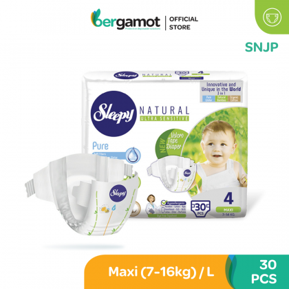 SNJP Sleepy Natural Baby Tape Diaper - New Born/Mini/Midi/Maxi/Junior/XL+
