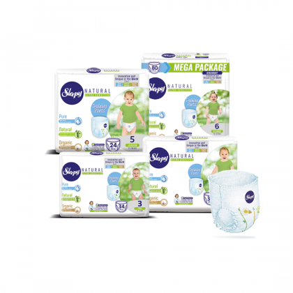 SNT Sleepy Natural Baby Training Pants Diaper (Pull Up) - Midi | Maxi | Junior | XL+